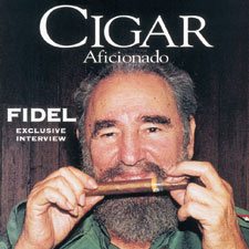 Fidel Castro auf dem Cover von Cigar-Aficionado im Sommer 1994